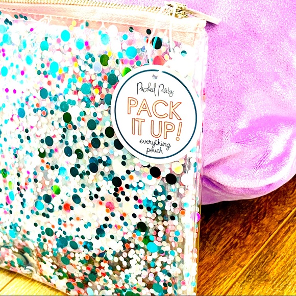 *NWT* Confetti Style Pouch/Make up Bag - Picture 2 of 5